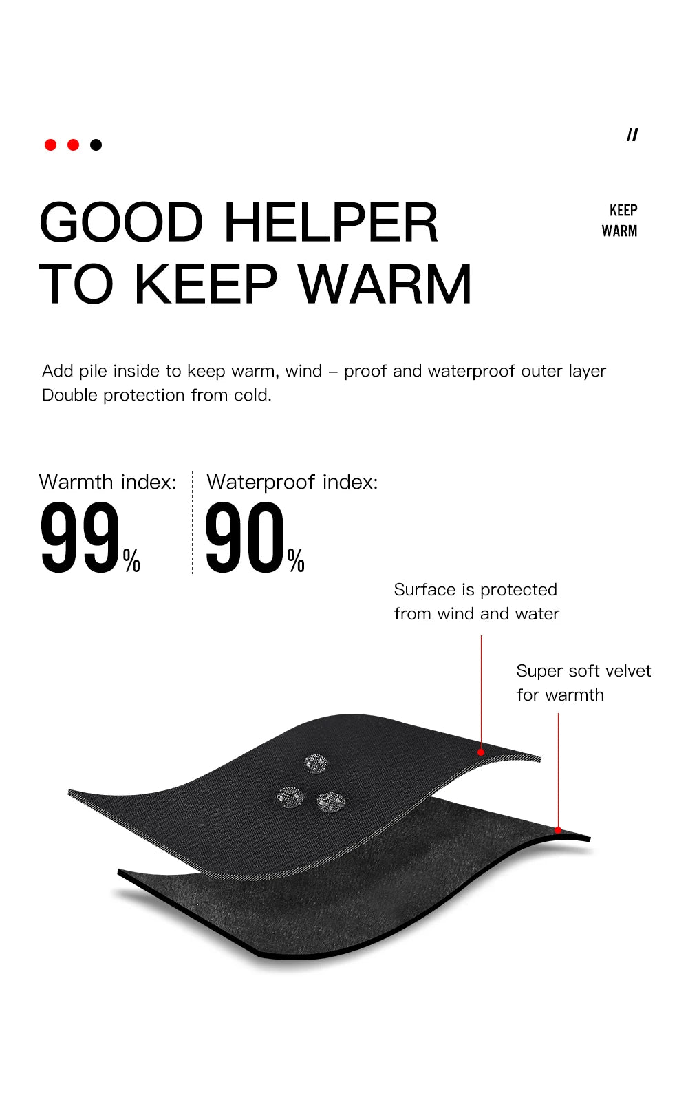 cold weather, windproof, waterproof gloves