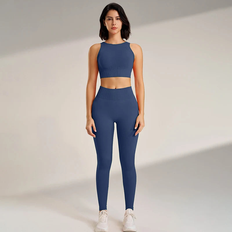 High Waisted Leggings and Top