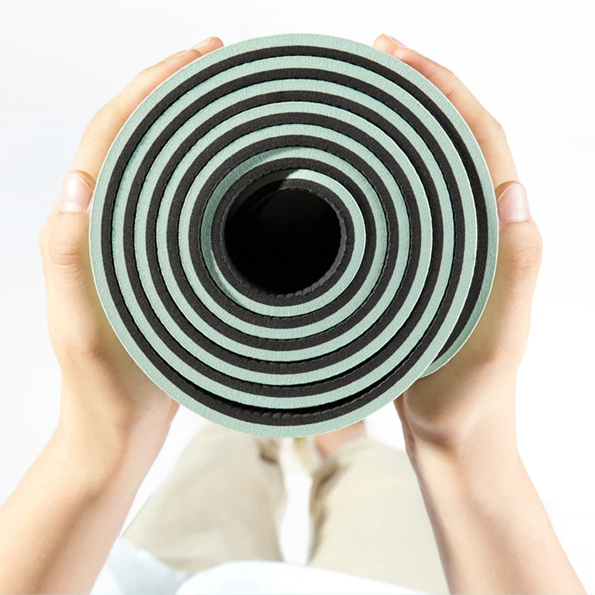 TPE Yoga mat with guide lines