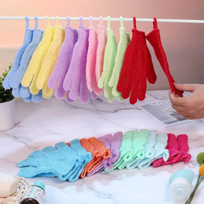 24 Pieces Exfoliating Bath Gloves