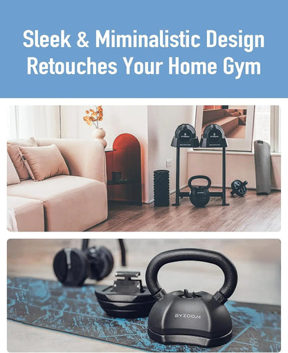 Adjustable Kettlebell 30lb Weight Training