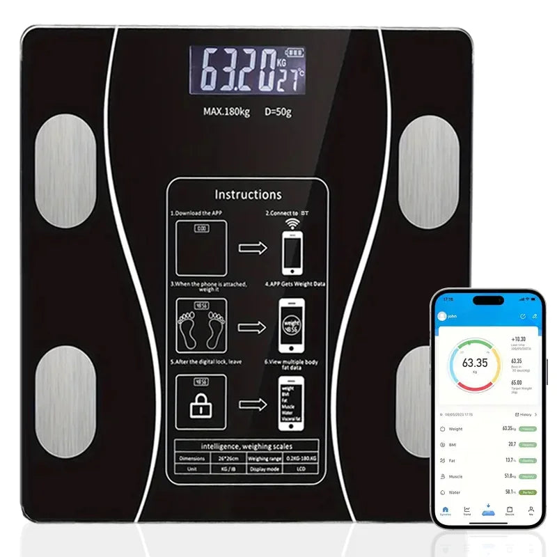 Smart Body Fat Scale, Body Composition Analyzer