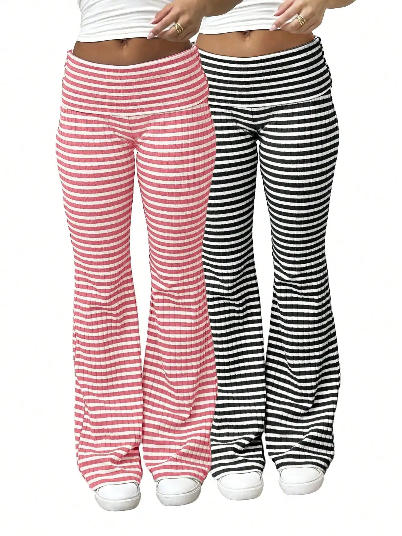 Two pairs of women's sporty casual pants
