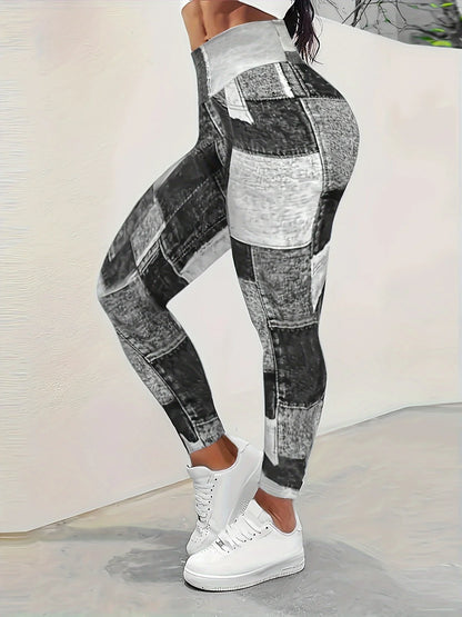 Plus-sized High-Waist Leggings