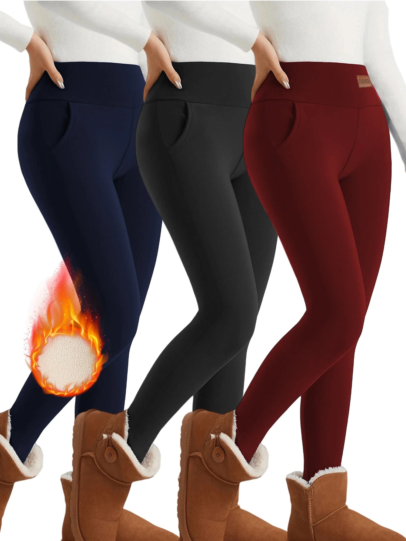 【3 Pack Winter Warm Pants】