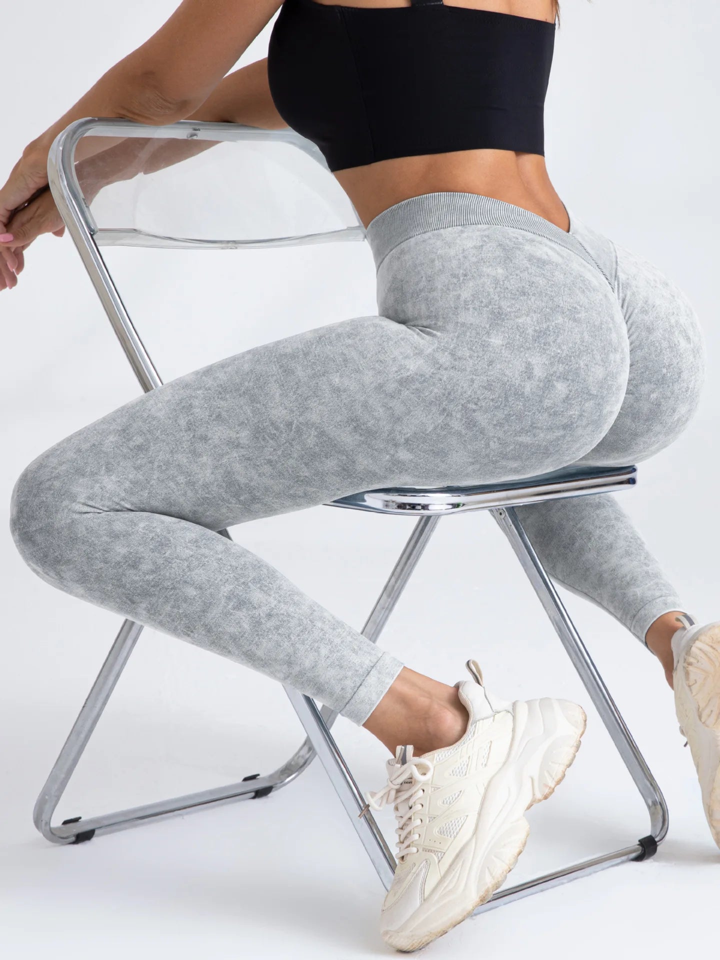 V Back Yoga Pants