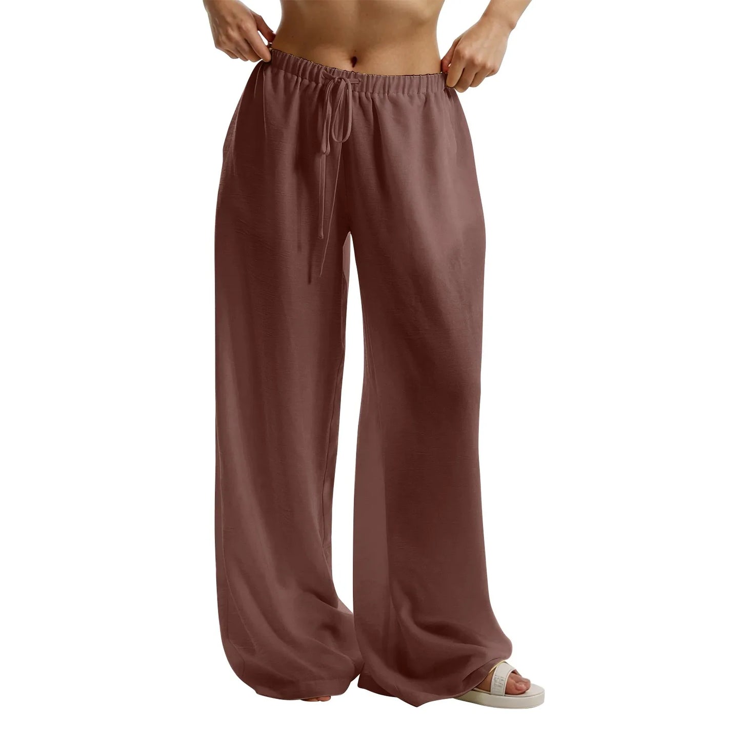 Casual Wide Leg Trousers