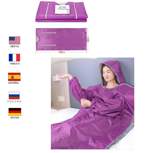 Sauna Blanket with Hand Sleeve Design