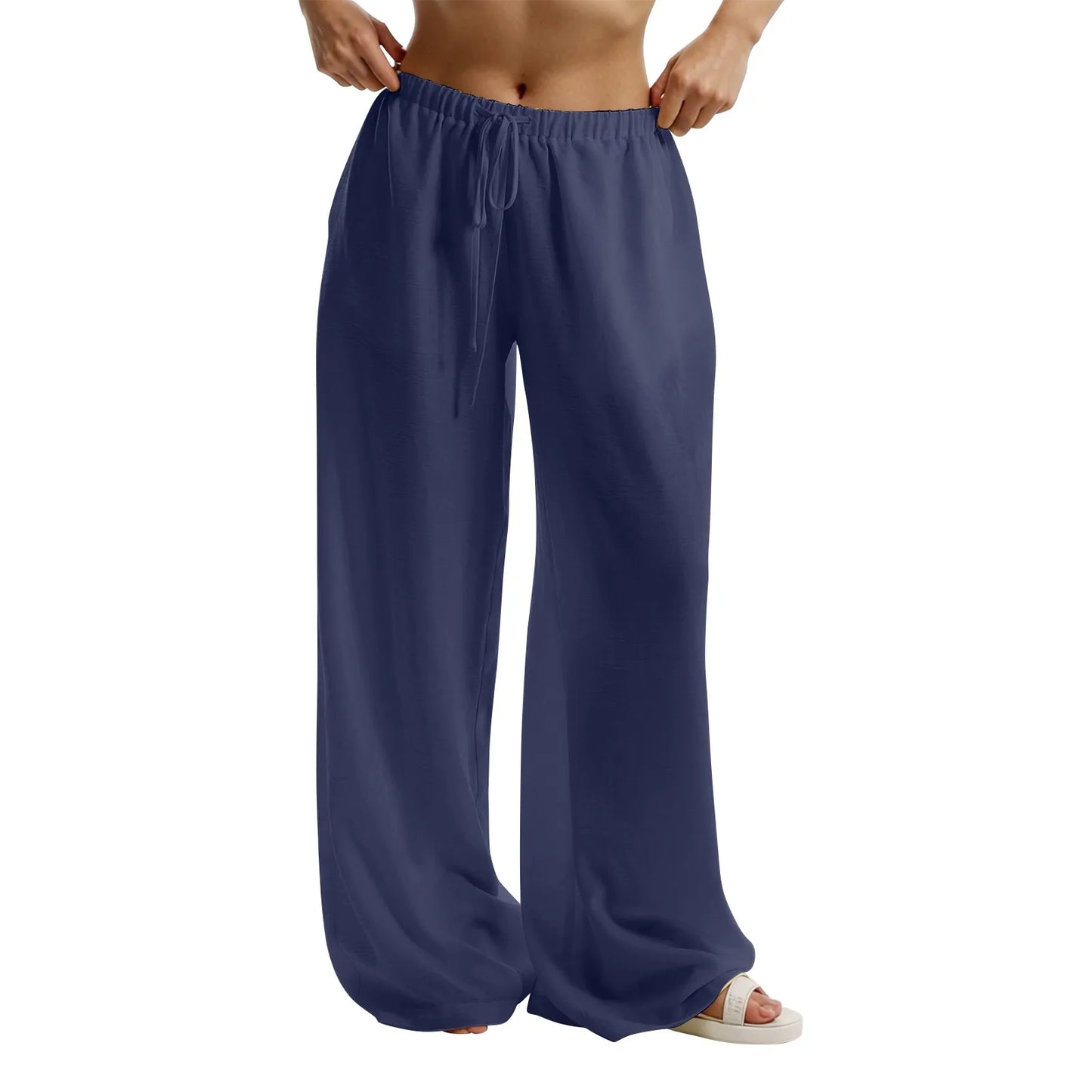 Casual Wide Leg Trousers