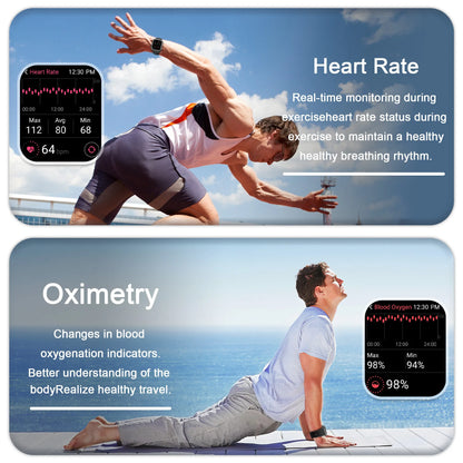 Waterproof Smartwatch Bluetooth Calling Fitness Tracking