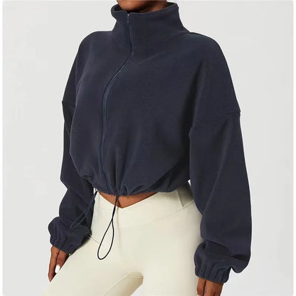 Long Sleeve Fitness  Yoga Sweatshirt