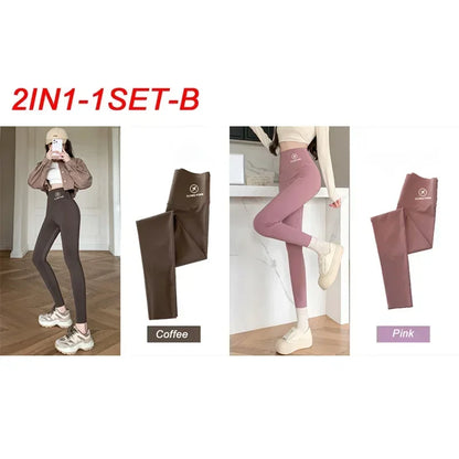 thin high-waisted belly lift hip yoga tights