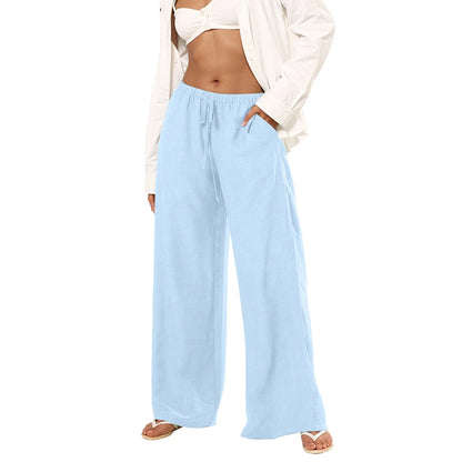 Casual Wide Leg Trousers
