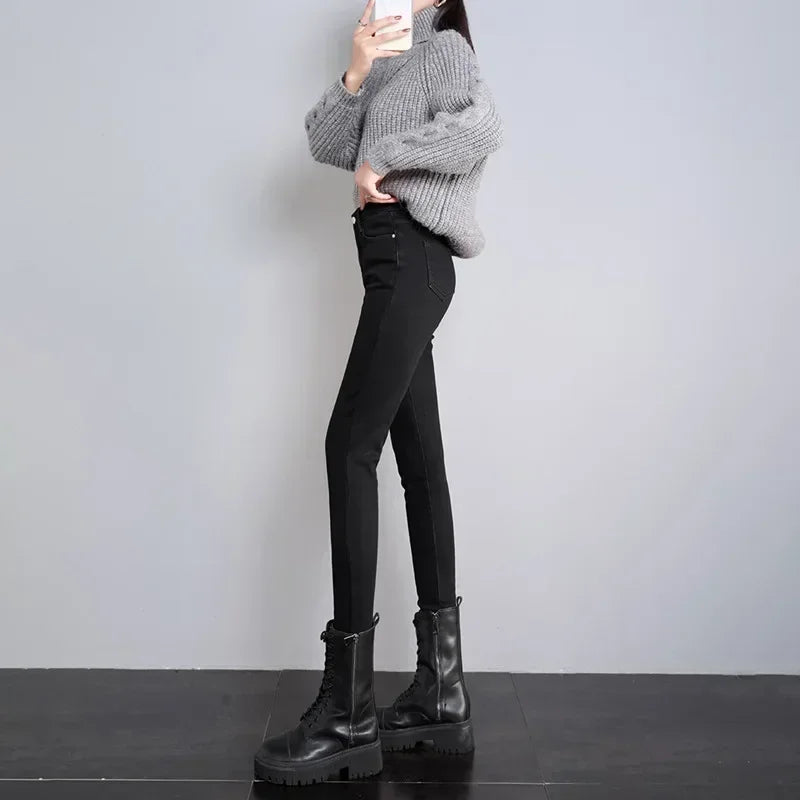 Women Thermal Skinny Jeans