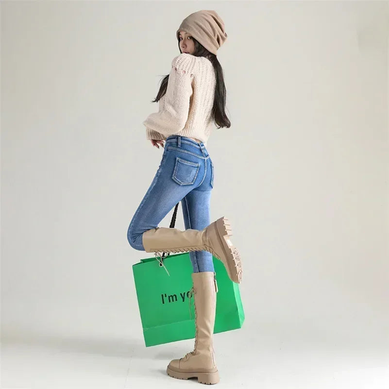 Women Thermal Skinny Jeans
