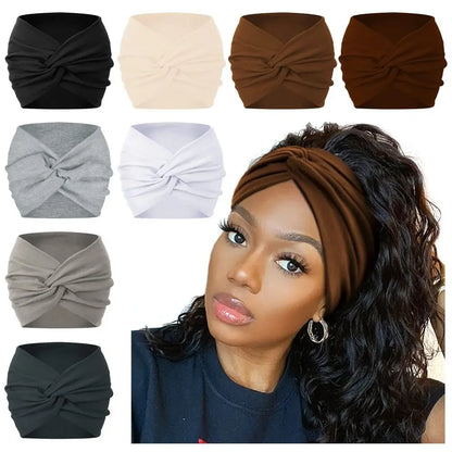 Hair Accessories Twisted Extra Large  Workout Headband