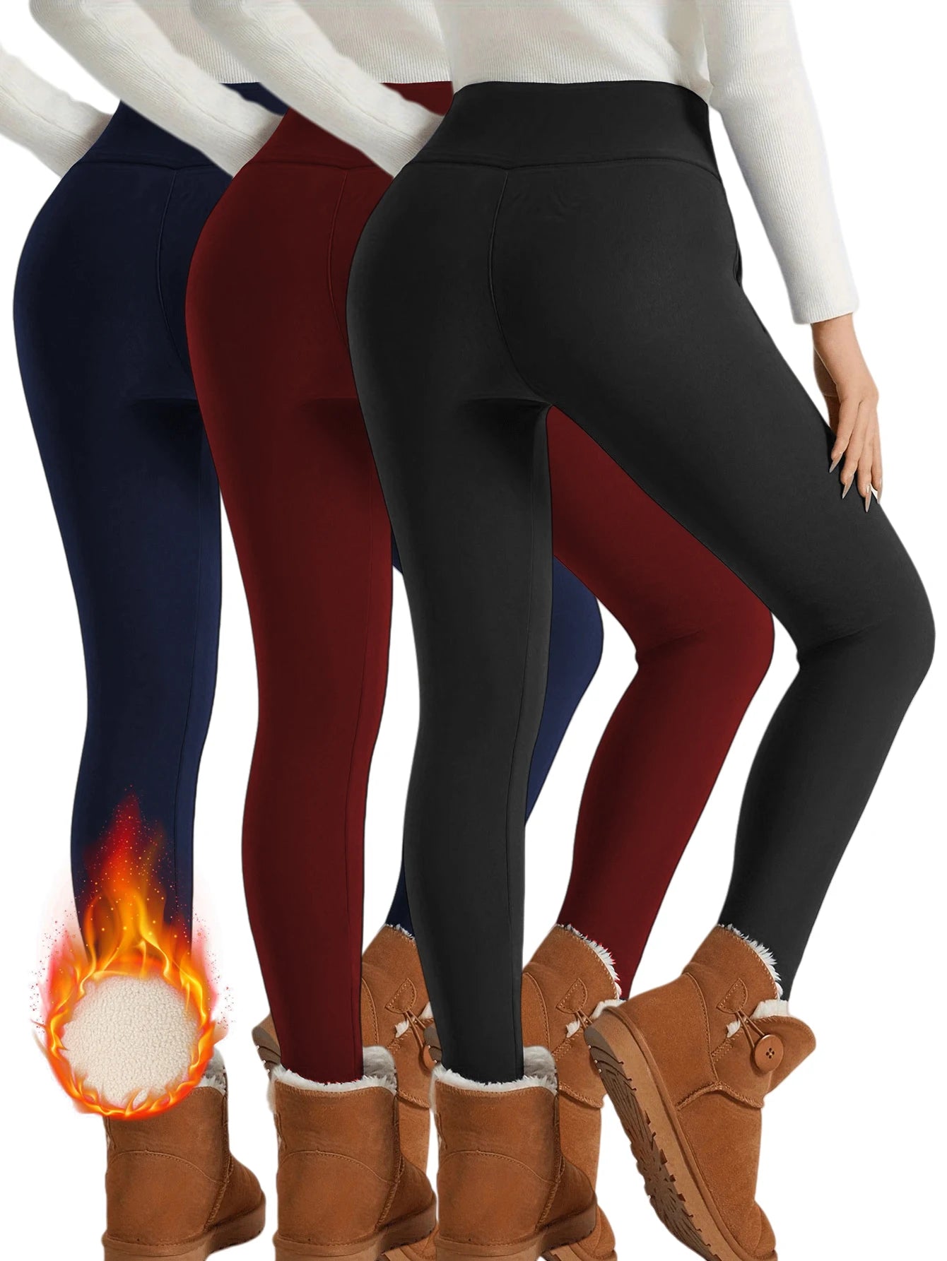 【3 Pack Winter Warm Pants】