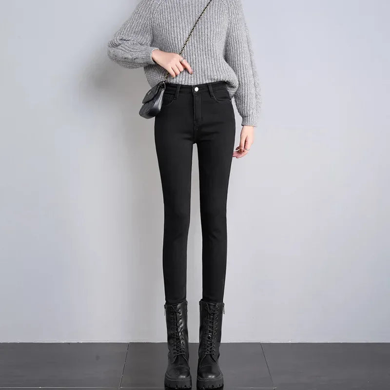Women Thermal Skinny Jeans