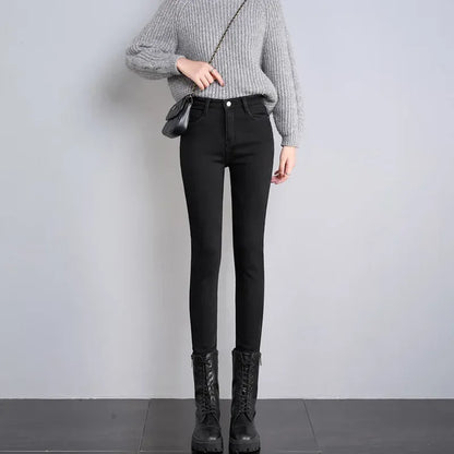 Women Thermal Skinny Jeans