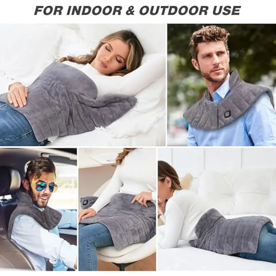 Cordless Heating Pad for Neck and Shoulders P