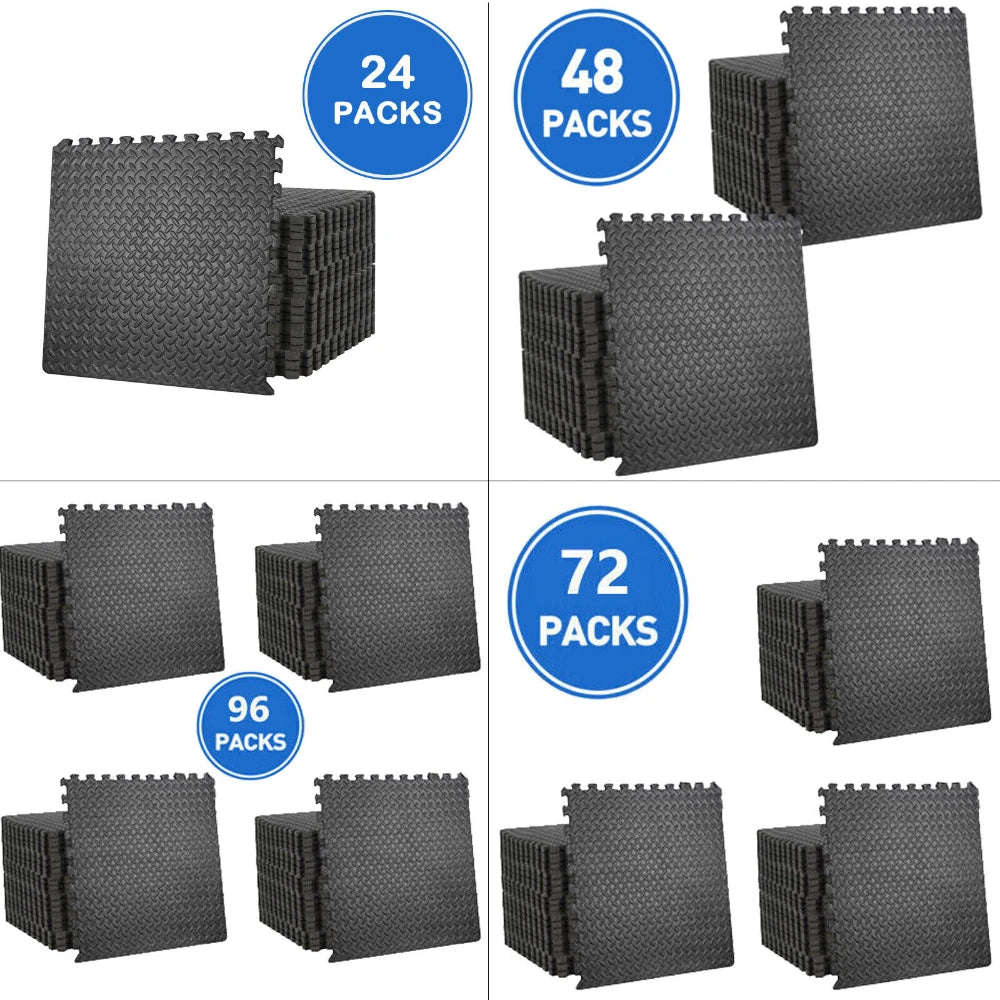 Exercise Mat 3/4'' Thick Interlocking Tiles