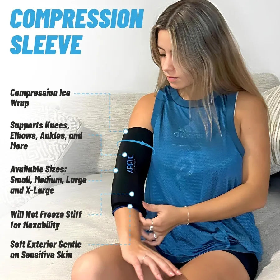 Two Pack - Cold Therapy Compression Ice Sleeve