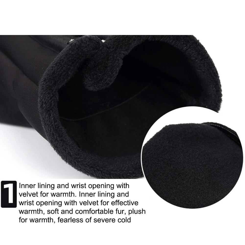 Heated Sports Touch Screen Waterproof /Windproof Gloves