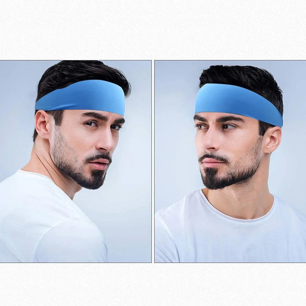 Elastic Sports Sweat Absorption Headbands