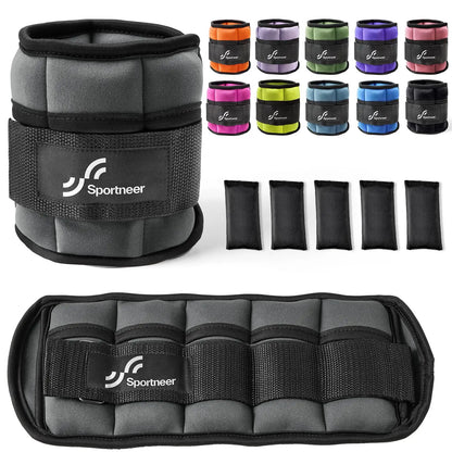 Adjustable Ankle Weights 1Pair 10lb