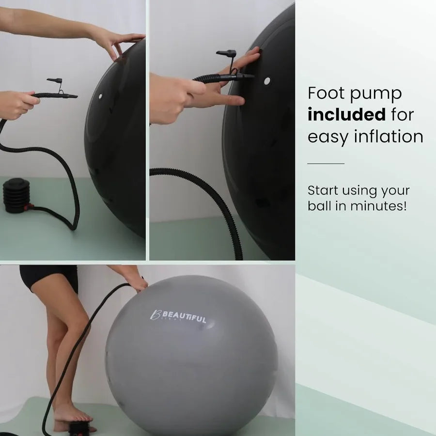 Extra thick and durable yoga ball