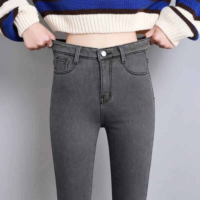 Women Thermal Skinny Jeans