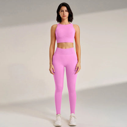 High Waisted Leggings and Top