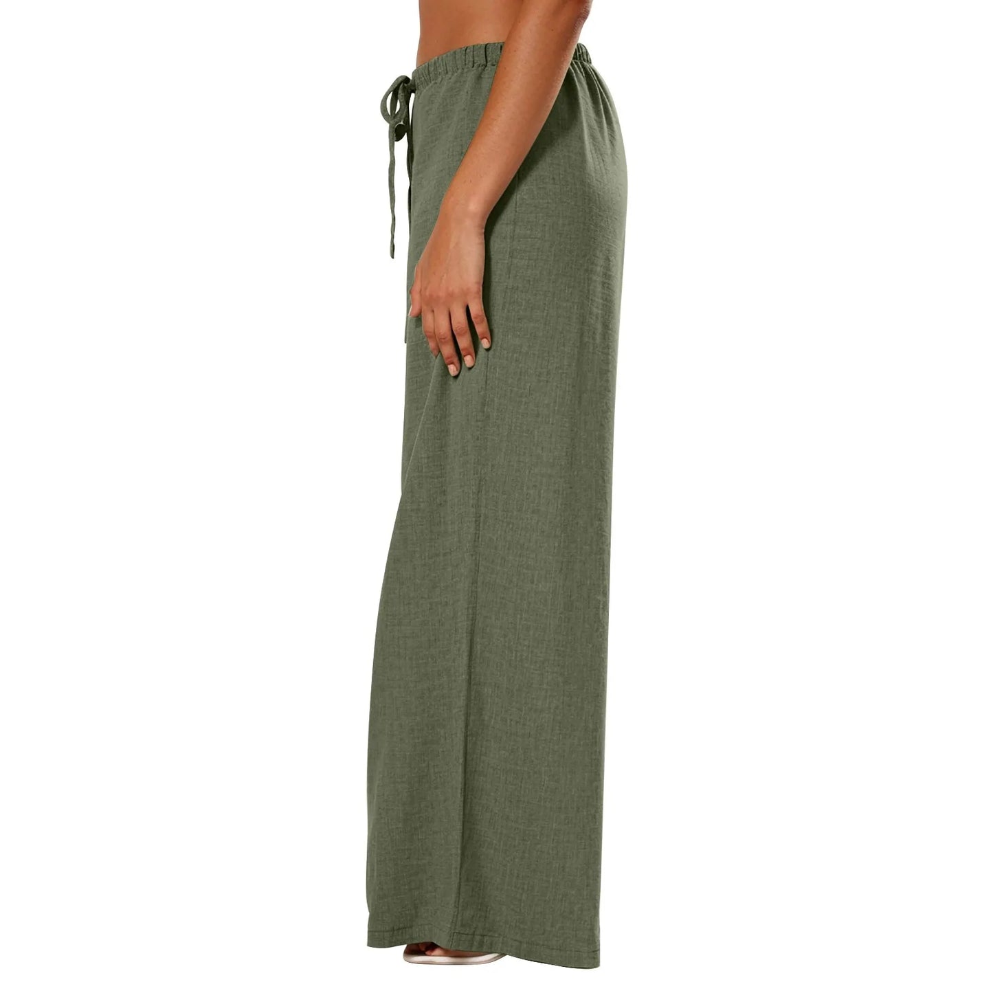 Casual Wide Leg Trousers