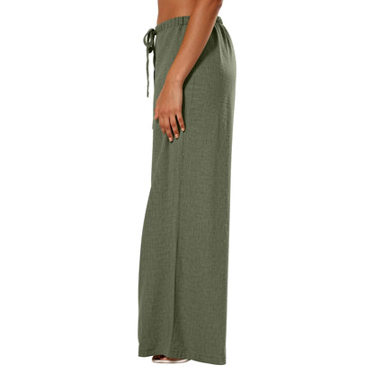 Casual Wide Leg Trousers