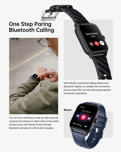 Call Smartwatch Health Monitor Waterproof Android