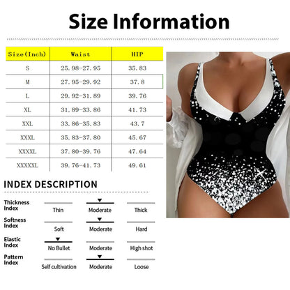 One Piece High Waisted Swimsuit