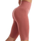 High-waist tummy control bike shorts