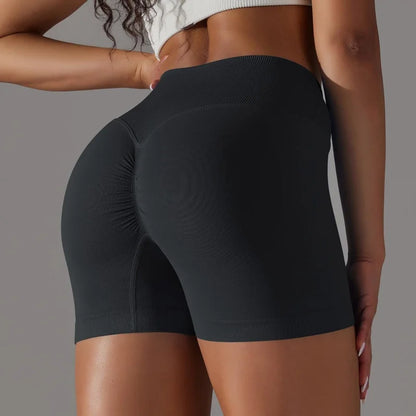 3 Pieces Yoga Scrunch Butt Shorts