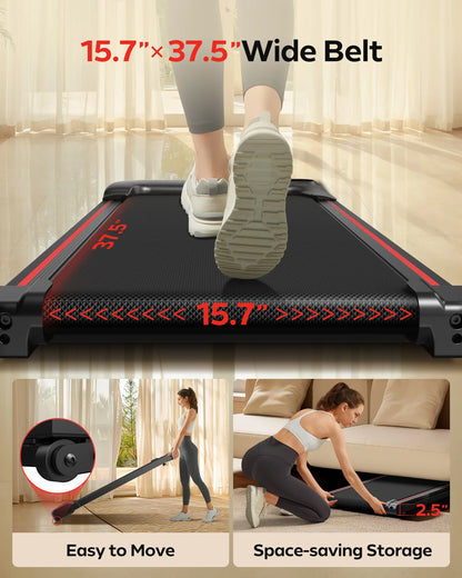 2.5 HP Incline Under-Desk Treadmill