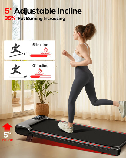 2.5 HP Incline Under-Desk Treadmill