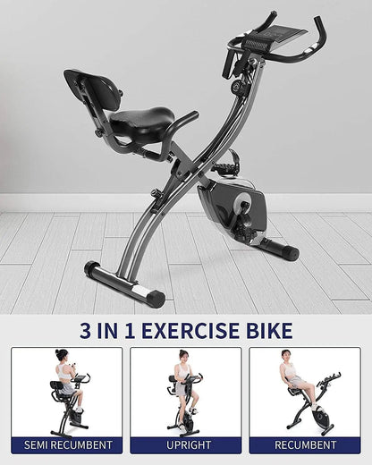 Exercise Bike Folding Magnetic Upright