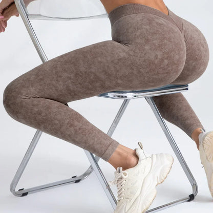 V Back Yoga Pants