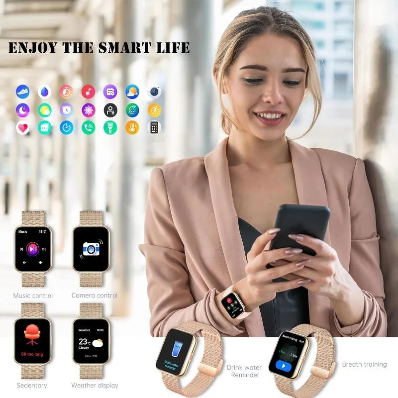 1.85"HD AI Voice Smart Watch for Android/for iPhone