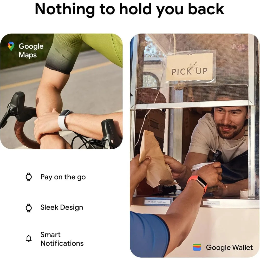 Charge 6 Fitness Tracker with Google apps