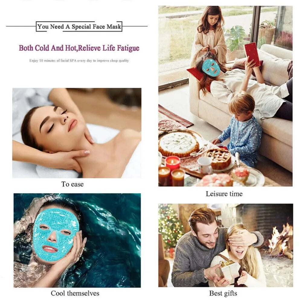 Full Face Therapy Mask with Gel Beads