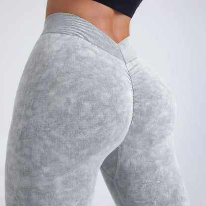 V Back Yoga Pants