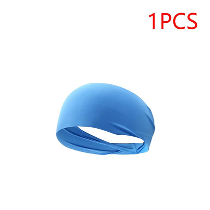 Elastic Sports Sweat Absorption Headbands