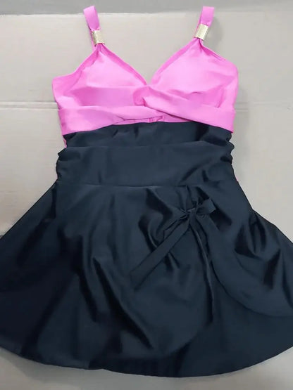 Women Swimdress Tummy Control  One Piece