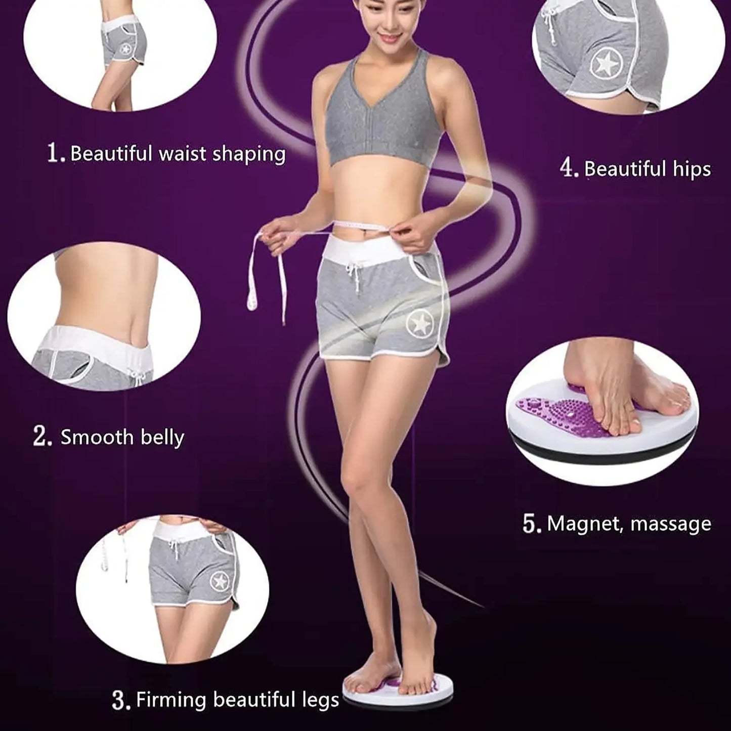 Exercise Waist Twisting Disc Foot Massage