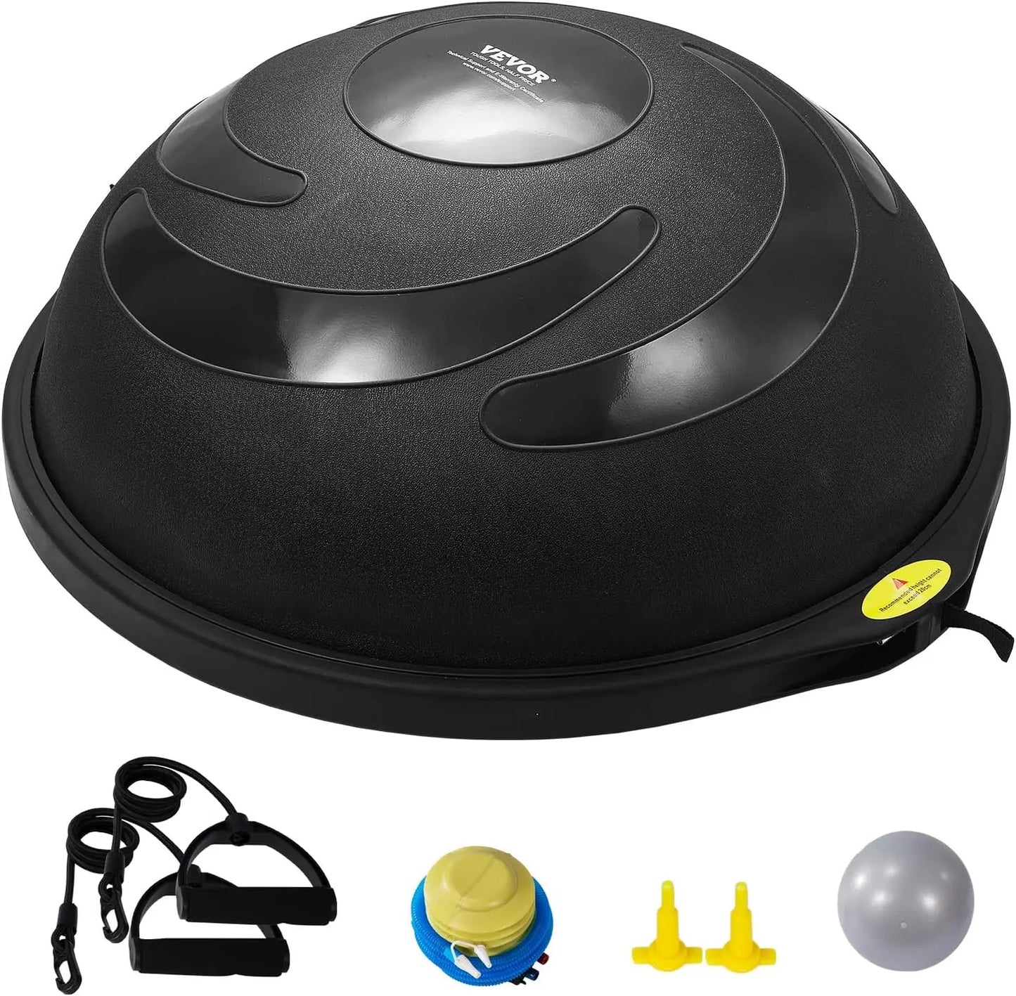 Half Exercise Ball Trainer with Resistance Band